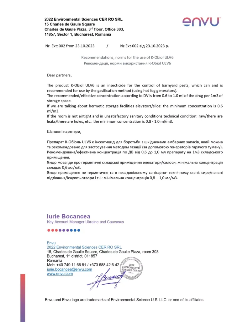 AnyConv.com__Recommended dosage - K-Obiol ULV6. Signed_page-0001